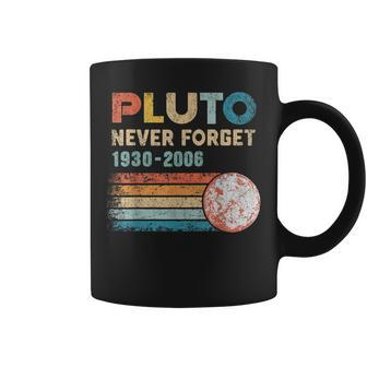 Pluto Never Forget 1930 - 2006 Vintage Funny Lover Gift Coffee Mug | Mazezy