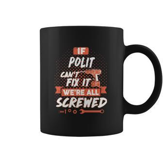 Polit Name Polit Family Name Crest Coffee Mug - Seseable