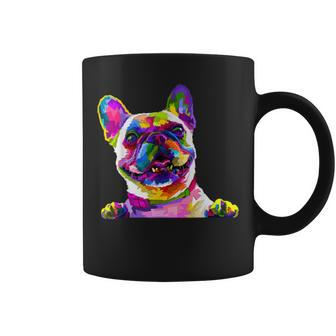 Pop Art Bulldog Gifts Mom Dog Dad Frenchie Coffee Mug | Mazezy DE