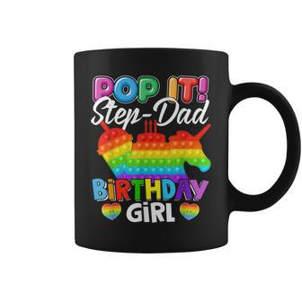 Pop It Stepdad Birthday Girl Fidget Kid Matching Family Coffee Mug | Mazezy