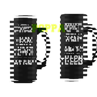 Poppa The Man The Myth The Legend Cool Dad Gift Christmas Coffee Mug | Mazezy