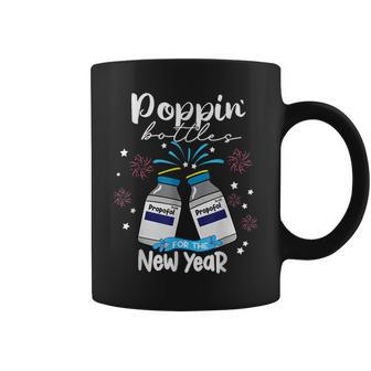 Poppin Bottles For The New Year Funny Icu Nurse Crew 2023 Coffee Mug - Seseable