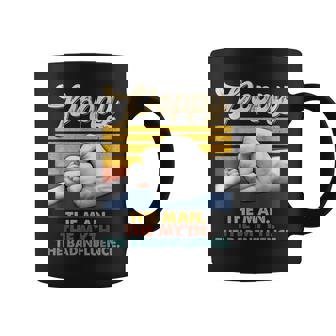 Poppy The Man The Myth The Legend Retro Grandpa Gift For Mens Coffee Mug | Mazezy