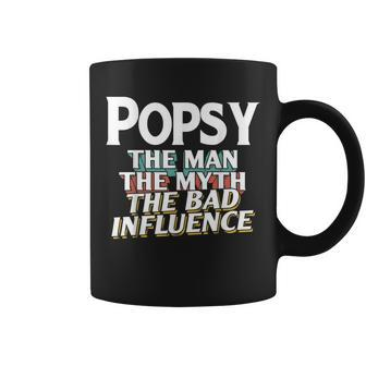 Popsy Gift For The Man Myth Bad Influence Grandpa Gift For Mens Coffee Mug | Mazezy
