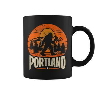 Portland Oregon National Park Travel Bigfoot Portland Maine Coffee Mug - Seseable