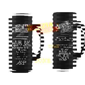 Postal Workers We Stop When Were Done Mailman Mail Carrier Coffee Mug | Mazezy