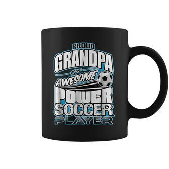 Power Wheelchair Soccer T | Proud Grandpa Gift For Mens Coffee Mug | Mazezy