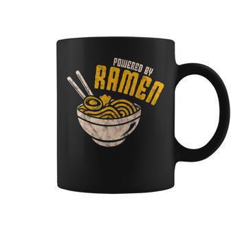 Powered By Ramen Japanese Love Anime Noodles Coffee Mug - Seseable