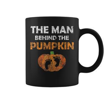 Pregnant Halloween Costume For Dad Expecting Lil Pumpkin Coffee Mug | Mazezy
