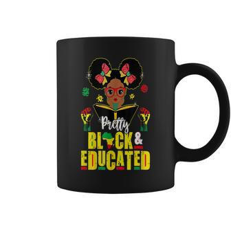 Pretty Black And Educated I Am The Strong African Queen V9 Coffee Mug - Seseable