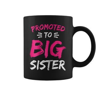 Promoted To Big Sister Pregnancy Announcement Coffee Mug | Mazezy