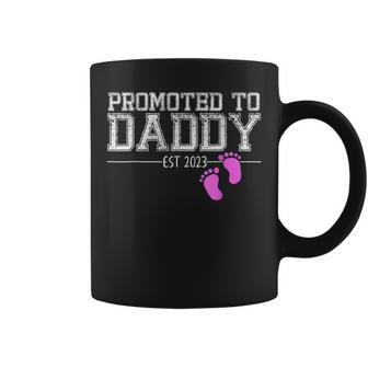 Promoted To Daddy Its A Girl Est 2023 New Dad First Daddy Coffee Mug - Thegiftio UK
