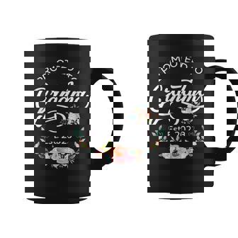Promoted To Grandma Est 2023 Women Floral First Time Grandma Coffee Mug | Mazezy