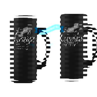 Promoted To Grandpa Est 2017 Dad Baby Reveal Gift Gift For Mens Coffee Mug | Mazezy