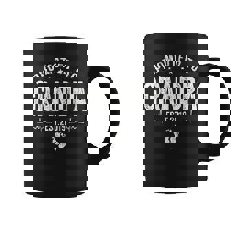 Promoted To Grandpa Est 2019 Gifts Fathers Day Coffee Mug | Mazezy