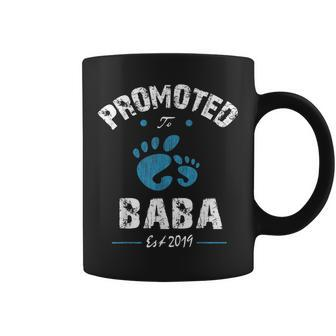 Promoted To Grandpa Est 2019 Soon To Be New Baba Gift Coffee Mug | Mazezy