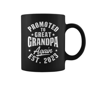 Promoted To Great Grandpa Again 2023 Pregnancy Announcement Coffee Mug | Mazezy UK