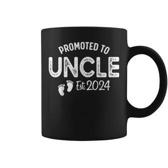 Promoted To Uncle 2024 Soon To Be Uncle Funny New Dad Coffee Mug - Thegiftio UK