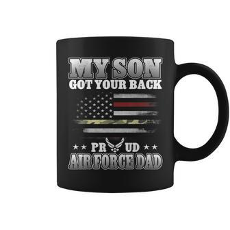 Proud Air Force Dad T My Son Got Your Back Coffee Mug | Mazezy