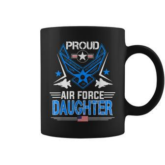 Proud Air Force Daughter Veteran Pride Gifts Coffee Mug | Mazezy