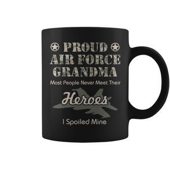 Proud Air Force Grandma V2 Coffee Mug - Seseable