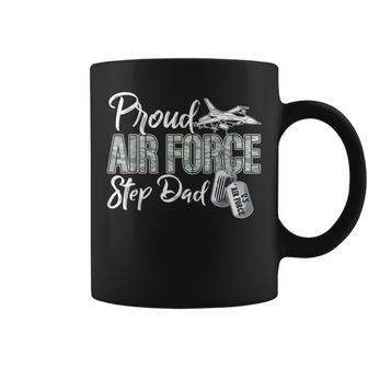 Proud Air Force Step Dad Air Force Graduation Usaf Step Dad Coffee Mug | Mazezy