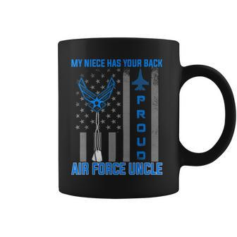 Proud Air Force Uncle T My Niece Has Your Back Usaf Coffee Mug | Mazezy