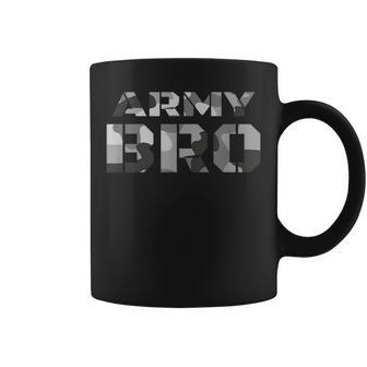 Proud Army Bro T Military Brother Camouflage Coffee Mug | Mazezy