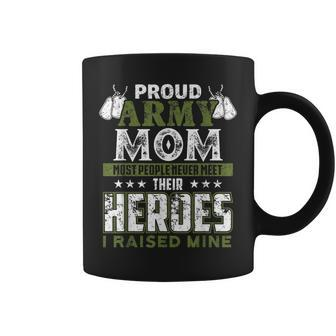 Proud Army Mom Patriotic Veteran Pride Military Mother Coffee Mug | Mazezy