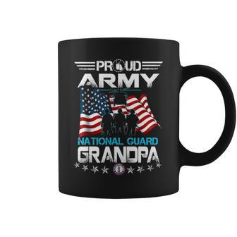 Proud Army National Guard Grandpa US Military Gift Coffee Mug - Seseable