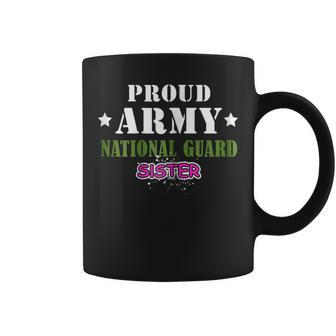 Proud Army National Guard Sister For Us Military Sol Coffee Mug | Mazezy