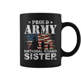 Proud Army National Guard Sister Veterans Day Hero Soldier Gift For Womens Coffee Mug | Mazezy