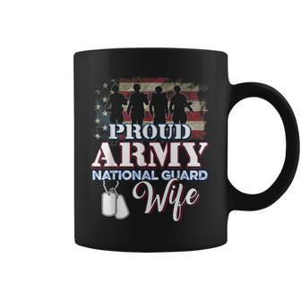 Proud Army National Guard Wife Veteran Coffee Mug | Mazezy