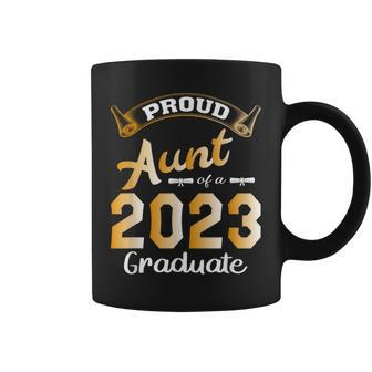 Proud Aunt Of A Class Of 2023 Graduate Cute Aunty Graduation Coffee Mug | Mazezy