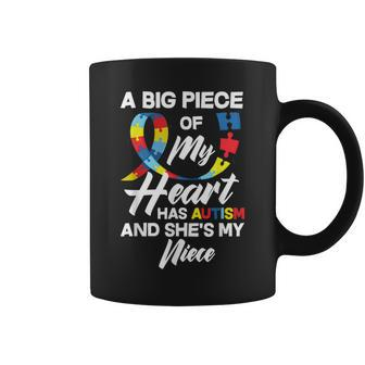 Proud Autism Aunt Uncle Autistic Niece Autism Awareness Coffee Mug | Mazezy