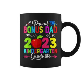 Proud Bonus Dad Of A 2023 Kindergarten Graduate Funny Family Coffee Mug | Mazezy