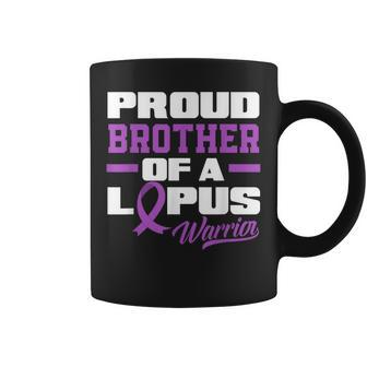 Proud Brother Of A Lupus Warrior Sister Lupus Awareness Coffee Mug | Mazezy