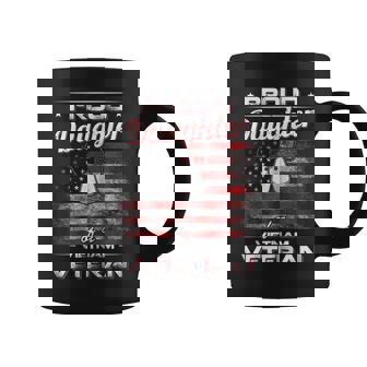 Proud Daughter Of A Dad Veteran Gift For Womens Coffee Mug | Mazezy