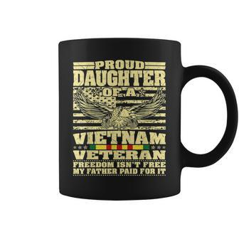 Proud Daughter Of A Vietnam Veteran V3 Coffee Mug - Seseable