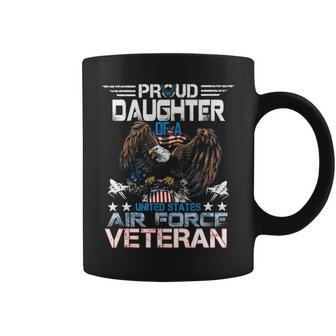 Proud Daughter Of Us Air Force Veteran Patriotic Military V2 Coffee Mug - Seseable