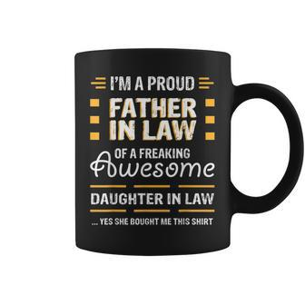 Proud Father In Law Gift From An Awesome Daughter In Law Coffee Mug | Mazezy