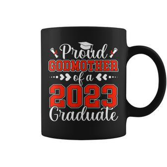 Proud Godmother Of A Class Of 2023 Graduate Mother Senior Coffee Mug - Thegiftio