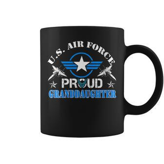 Proud Granddaughter Us Air Force Usaf Veteran Gift Gift For Womens Coffee Mug | Mazezy UK