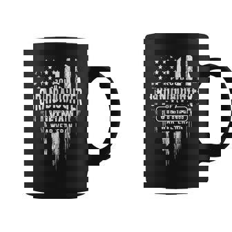Proud Granddaughter Vietnam Vet Grandpa Veteran Usa Flag Coffee Mug | Mazezy