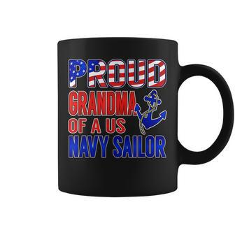 Proud Grandma Of A Sailor Soldier Coffee Mug - Seseable
