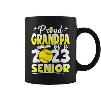Proud Grandpa Of A 2023 Senior Softball Graduation Coffee Mug | Mazezy