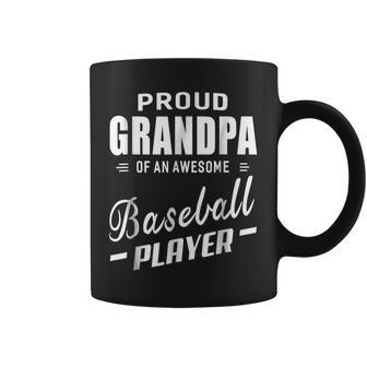 Proud Grandpa Of An Awesome Baseball Player Coffee Mug | Mazezy