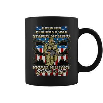 Proud Military Brother In Law Soldier Hero Coffee Mug | Mazezy