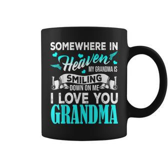 Proud My Grandma In Heaven Happy Mother Day Proud Of Grandma Coffee Mug - Thegiftio UK