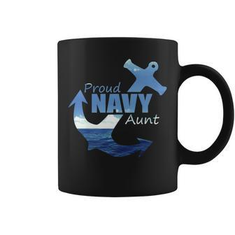 Proud Navy Aunt For Best Us Army Aunty Coffee Mug | Mazezy